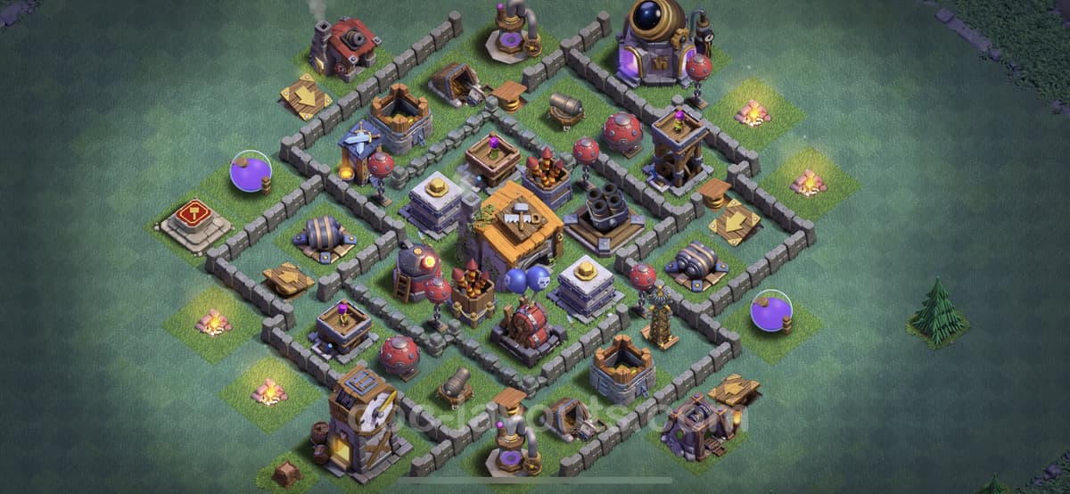 BH6 Versus Village Layout – Anti 2-Star Ranked Design 2026