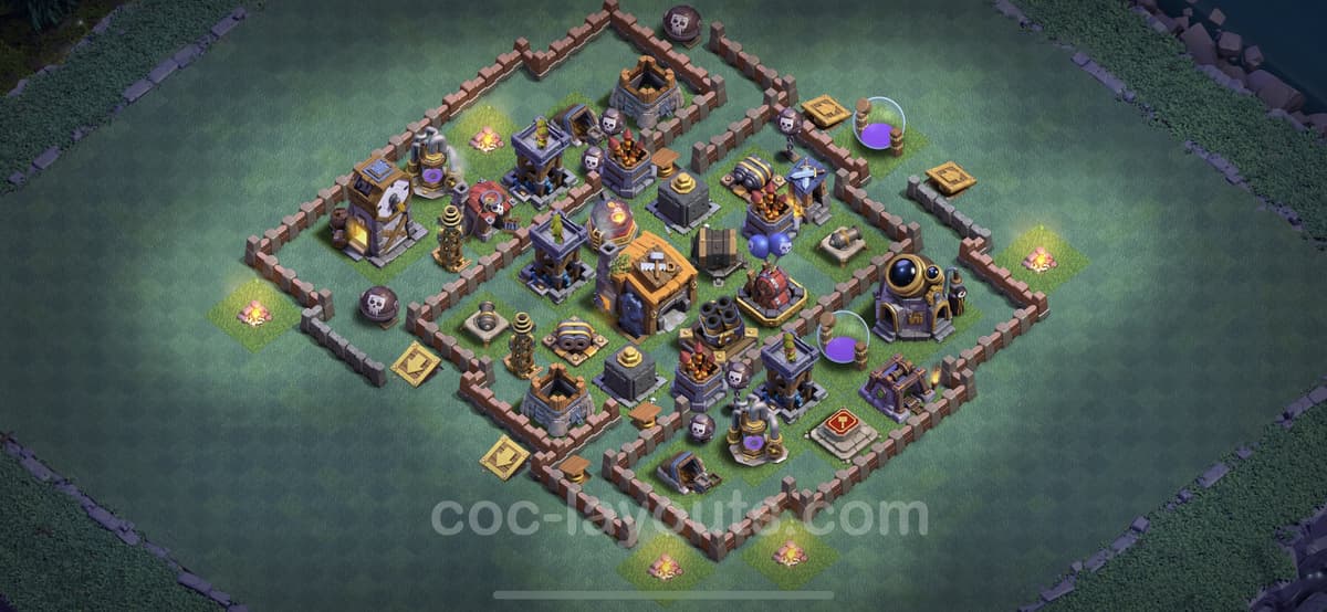 BH7 Defensive Builder Hall Layout – Top Ranked Layout with Link 2025