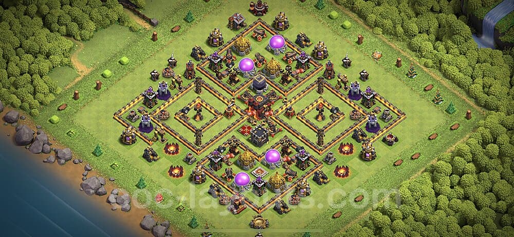 Meta TH10 Hybrid Base – Anti Air Updated Updated 2026