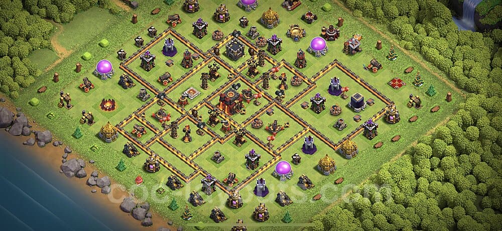 TH10 Trophy Pushing Base – Award-Winning Trophy Layout Season 2026