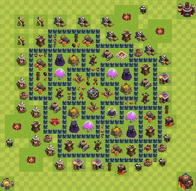 Ultimate TH10 Farming Base – Resource Protection with Copy Link Updated 2026