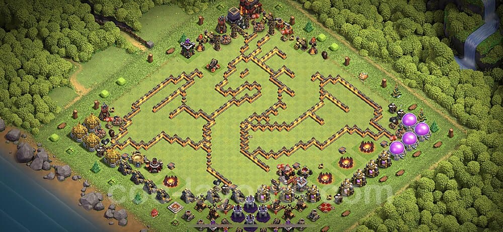 War Base Layout TH10 β Solid Defense Defensive Strategy Updated 2026