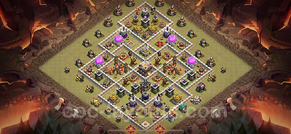 Ranked TH11 War Base β Anti 3-Star with Link 2025
