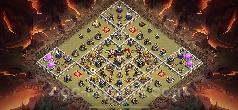 TH11 Base with Copy Link β Anti 3-Star War Layout 2026