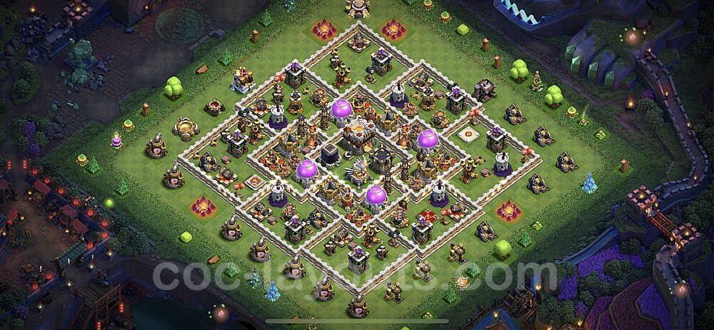 TH11 Hybrid Village Layout β Resource Protection Ranked Design Season 2026