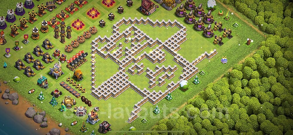 TH11 War Setup β Solid Defense Defensive Layout Updated 2026