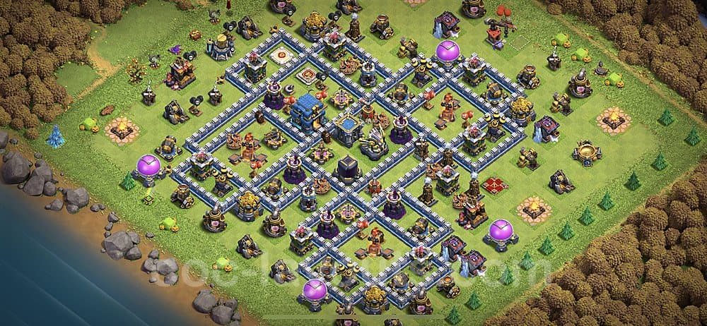Anti Everything Layout for TH12 β Proven War Base Season 2026