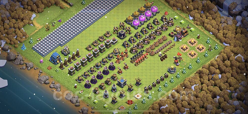 Clash of Clans TH12 War Base β Solid Defense Design Season 2026