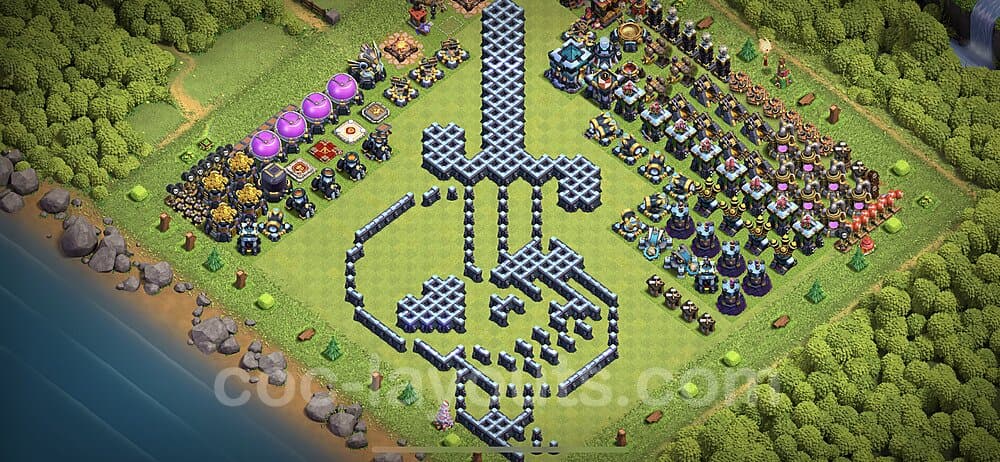 New TH13 War Base – Solid Defense Design & Copy Link Season 2026