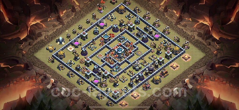 Strongest TH13 War Base – Anti Air Guide 2026