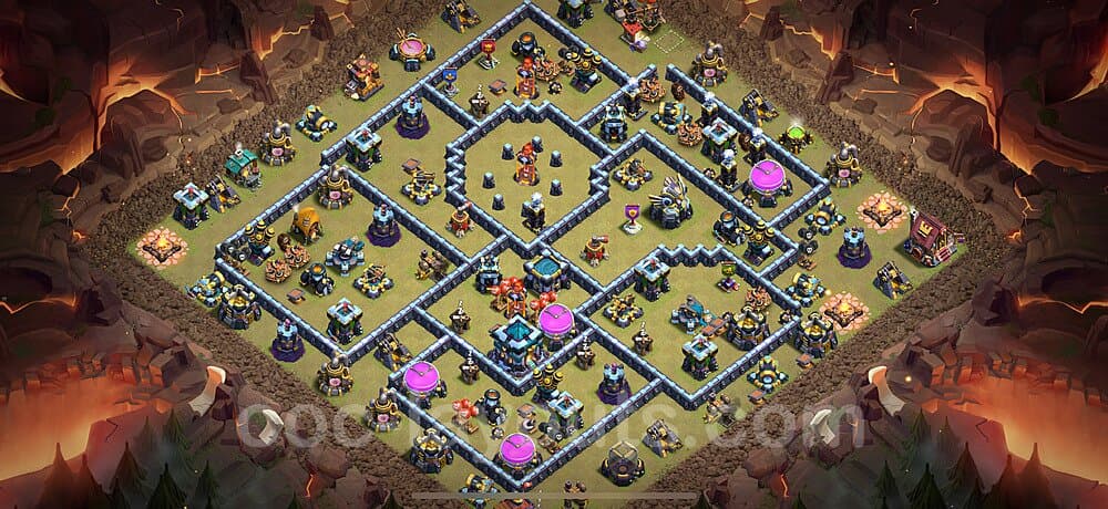 TH13 War Base Blueprint β Anti 3-Star Edition Updated 2026
