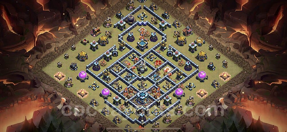 TH13 War Setup β Anti Everything Defensive Layout CoC 2026