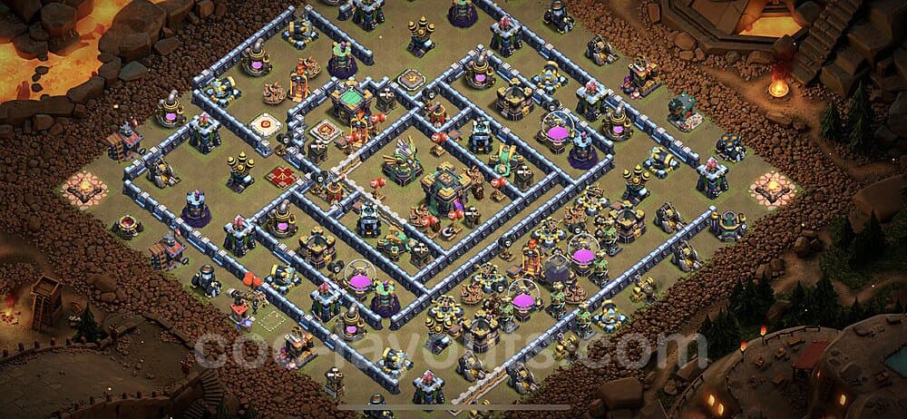 High Win-Rate TH14 Hybrid Base – Hybrid Defense Layout Season 2026