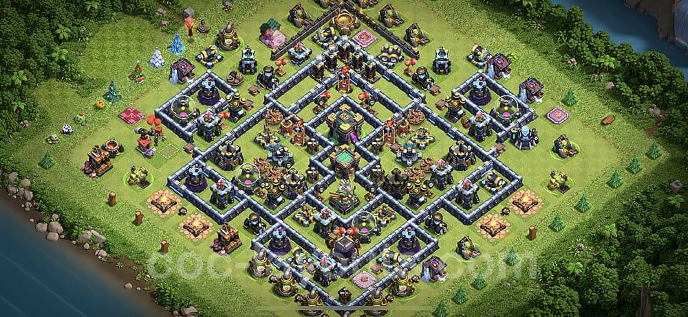 Legend League TH14 Base Layout | Best Hybrid Design CoC 2026
