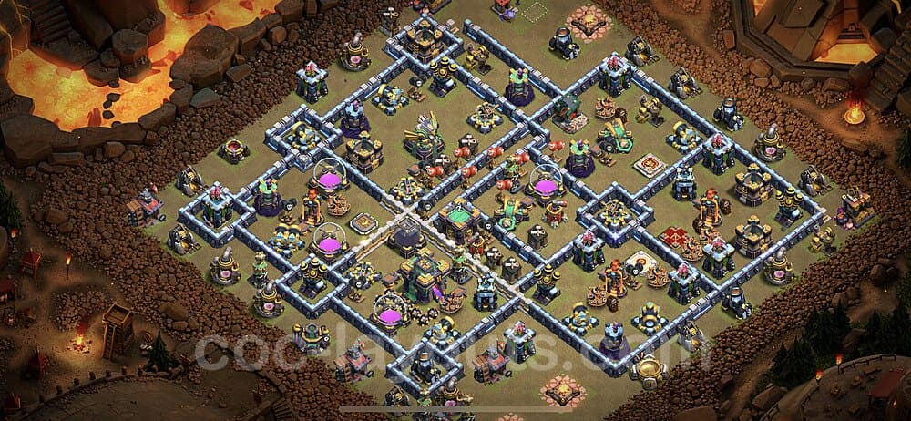 Meta TH14 Hybrid Base β Hybrid Defense Updated CoC 2026