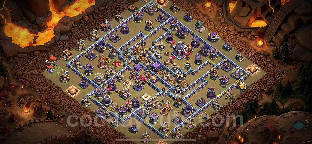 Best TH15 Hybrid Base β Hybrid Defense Plan CoC 2026