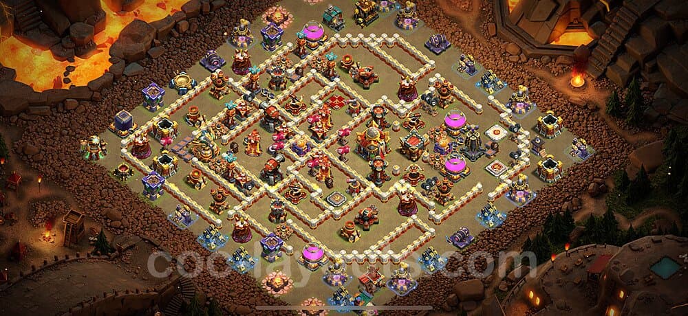 Pro TH16 War Design β Solid Defense Base Link CoC 2026