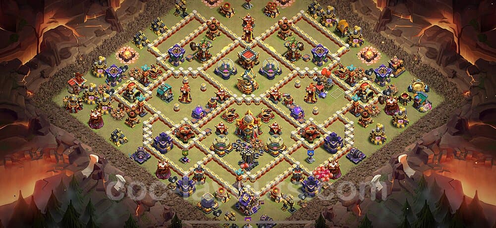 Tested TH16 War Base β Anti 2-Star Plan & Copy Link Updated 2026