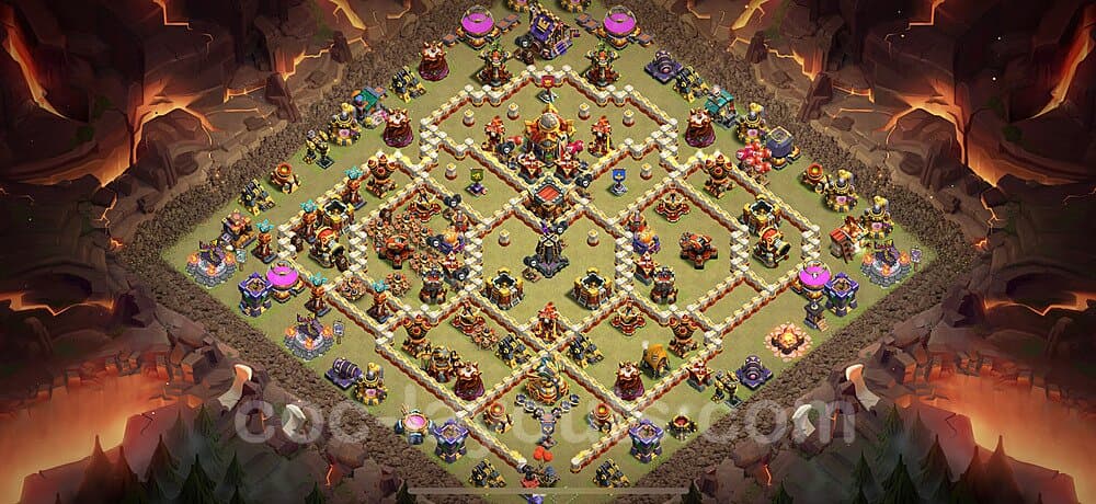 TH16 Anti 2-Star Base β Competitive War Layout 2026