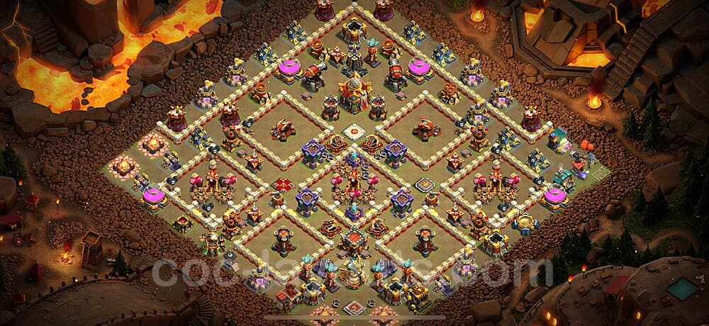 TH16 Base with Copy Link β Anti Everything War Layout Season 2026