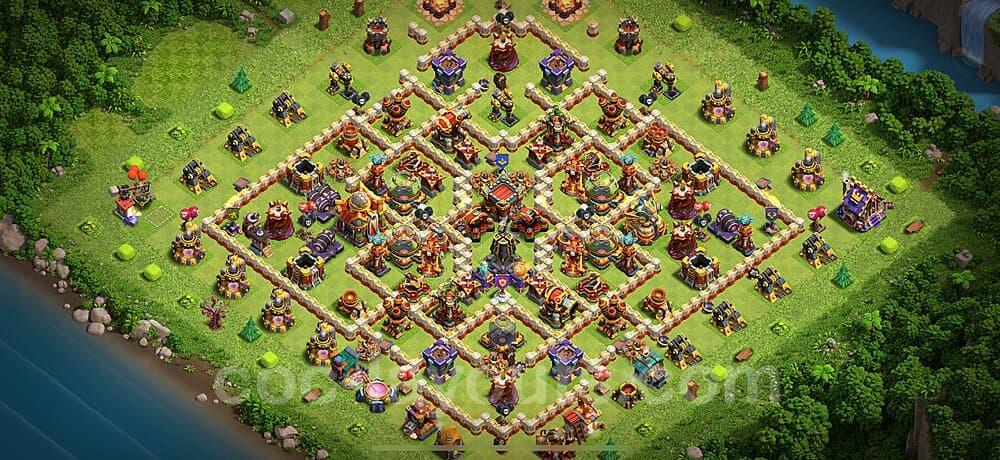 TH16 Trophy Pushing Base β Competitive Trophy Layout Season 2026