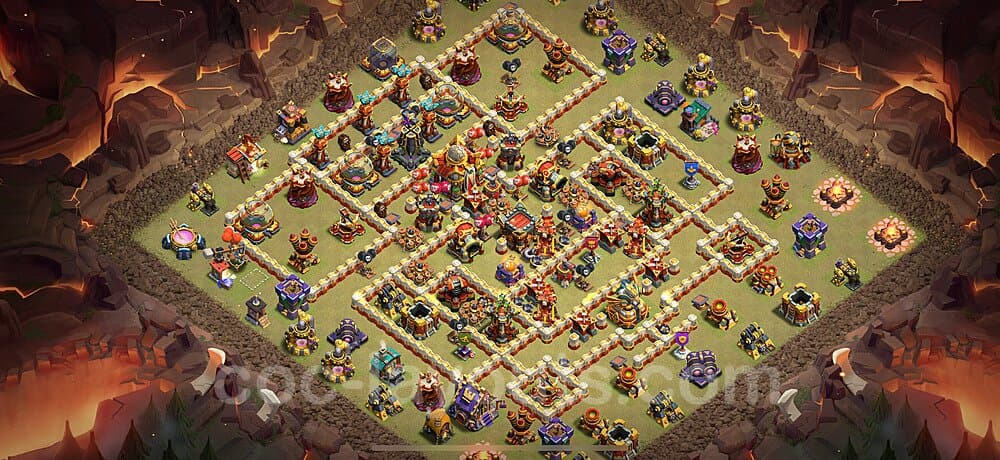 War Base Layout TH16 β Anti Everything Defensive Strategy CoC 2026