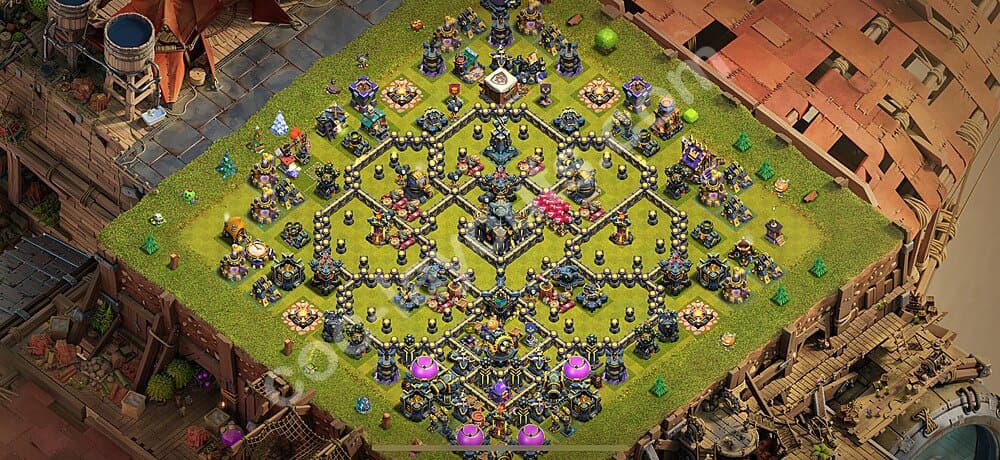 Clash of Clans TH17 Trophy Base β Trophy Pushing Design Season 2026