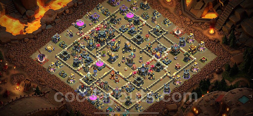 Meta TH17 War Base β Solid Defense Updated CoC 2026