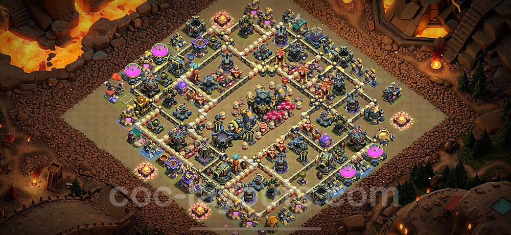 Tested TH17 War Base β Solid Defense Plan & Copy Link Season 2026