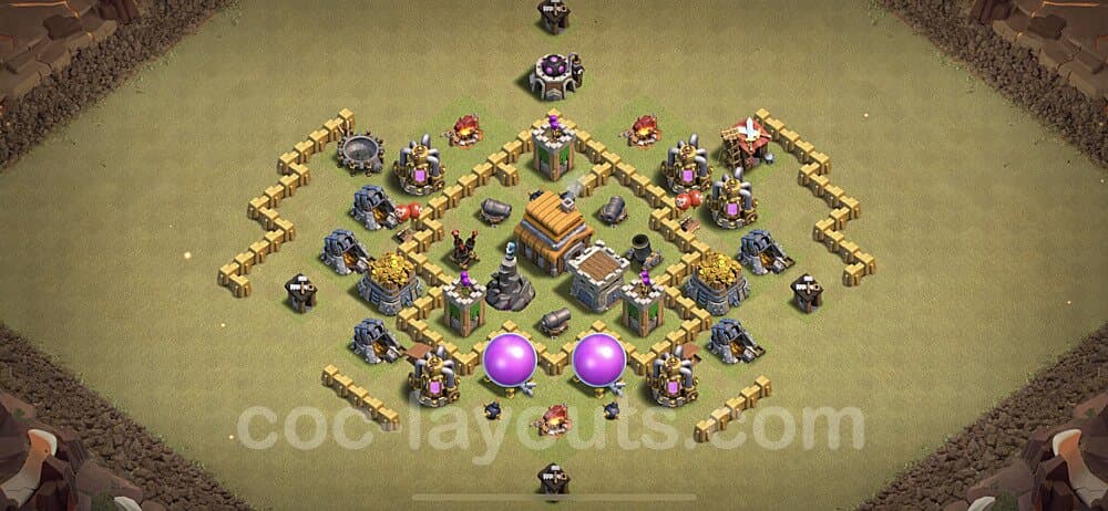 Dominate with This TH5 War Base β Anti Everything CoC 2026