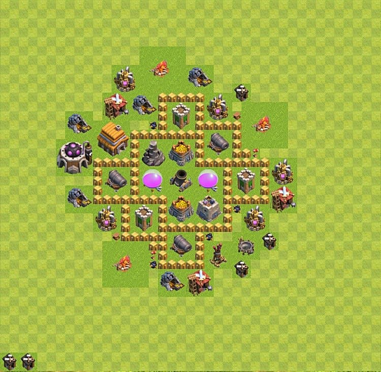 Ultimate TH5 Farming Base β Resource Protection with Copy Link Updated 2026