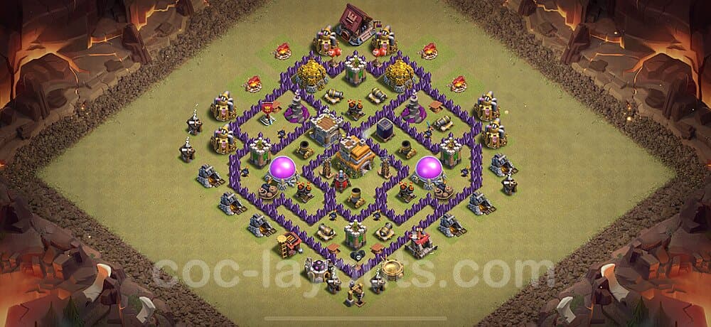 Anti Everything Layout for TH7 – Proven War Base 2026