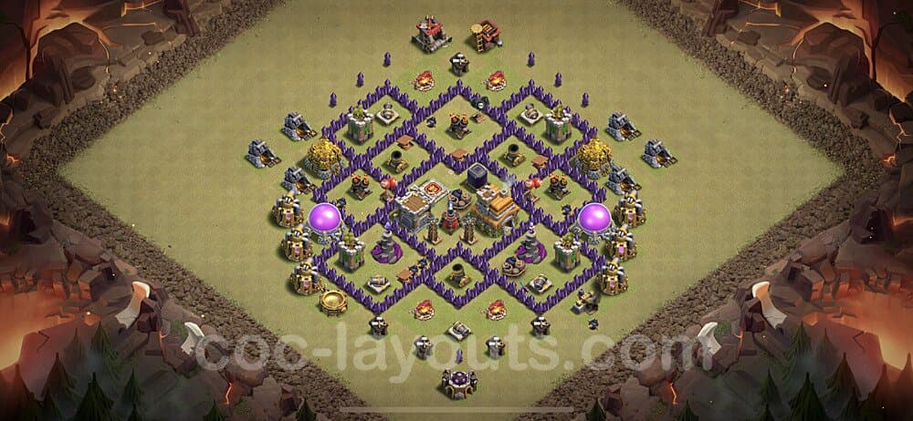 TH7 Anti Everything Base Design β Top War Layout Updated 2026