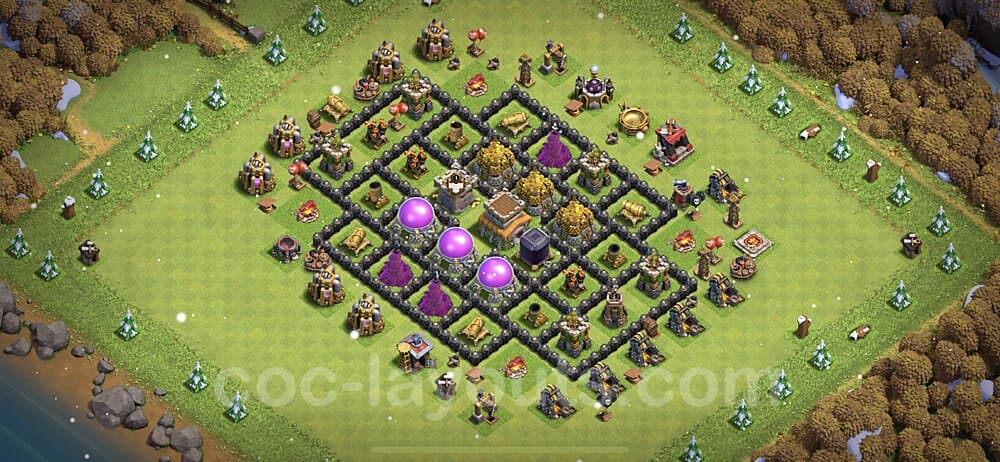 Anti Everything TH8 Base Layout | Best Hybrid Design Updated 2026
