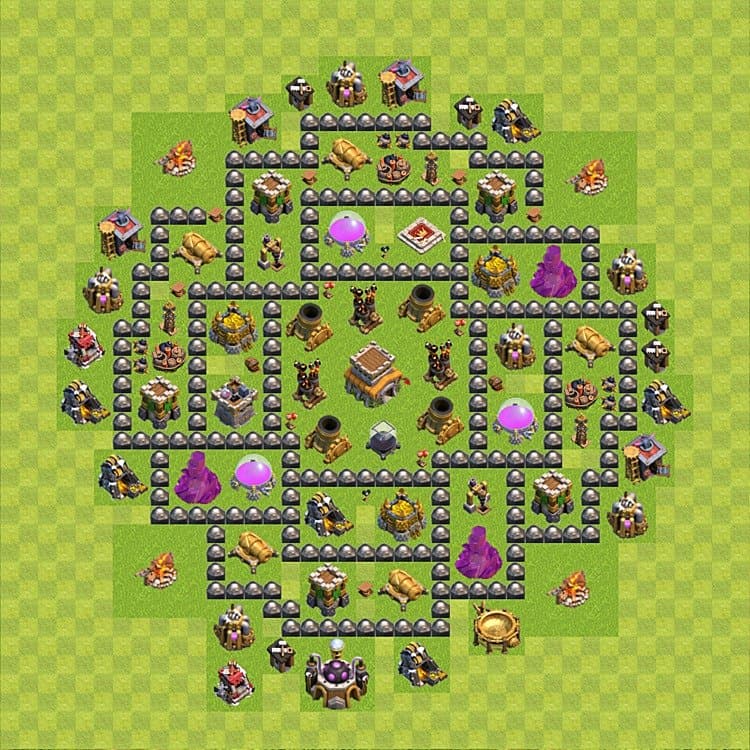 High Win-Rate TH8 Trophy Base β Trophy Pushing Layout Updated 2026