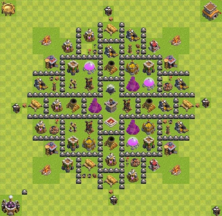 TH8 Farming Base Blueprint – Resource Protection Edition 2025