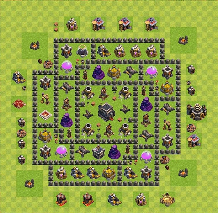 TH9 Trophy Pushing Base β Award-Winning Trophy Layout 2026