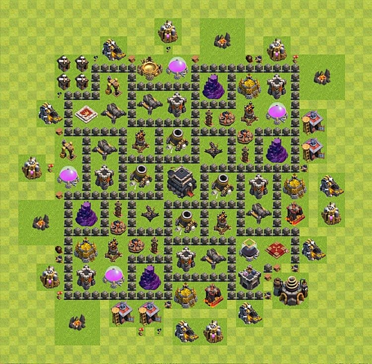 TH9 Trophy Pushing Base β Award-Winning Trophy Layout CoC 2026